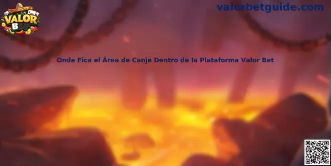 Guía para localizar el área de canje dentro de la plataforma Valor Bet