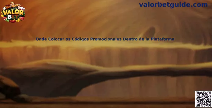 Guía para colocar códigos promocionales dentro de Valor Bet
