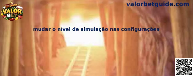 Configuración de nivel de simulación en Valor Bet Aviator App