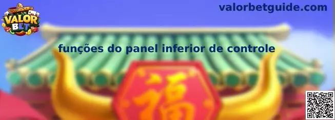 Funciones del panel inferior de control