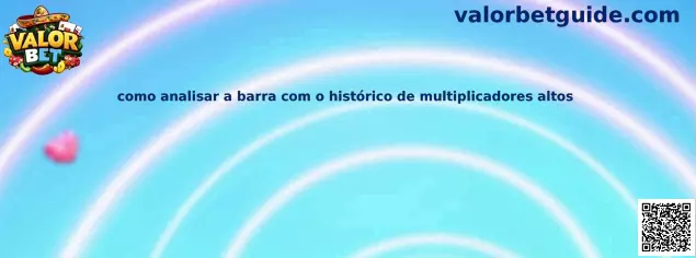Análisis de barra histórica de multiplicadores altos