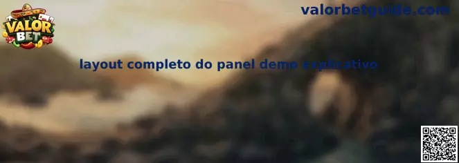 Ejemplo de layout completo do panel demo explicativo