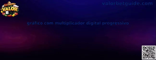 gráfico com multiplicador digital progressivo
