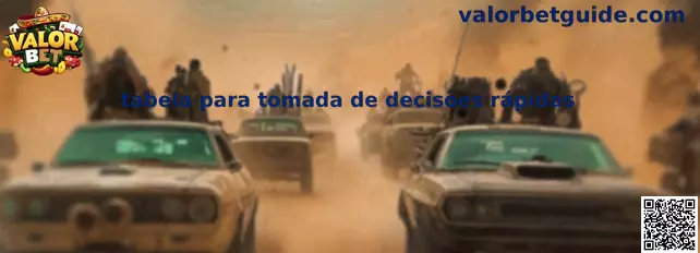 tabela para tomada de decisões rápidas