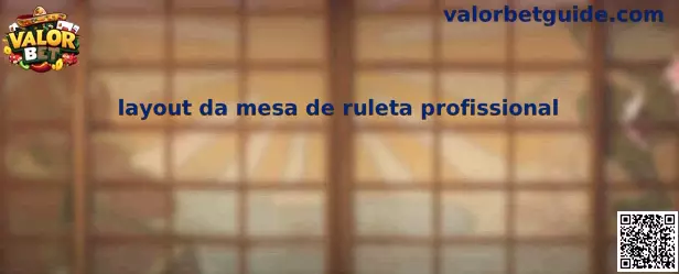Layout de mesa de ruleta profesional