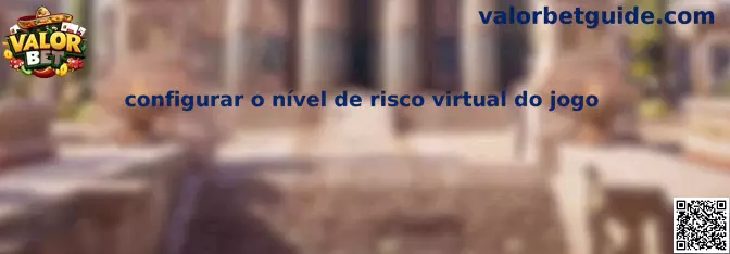 Configurar o nível de risco virtual do jogo en Valor Bet
