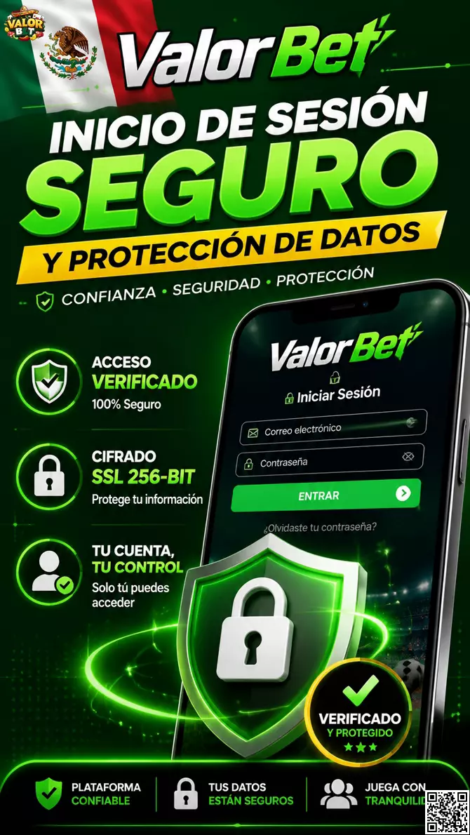 Protección de datos en el inicio de sesión de Valor Bet